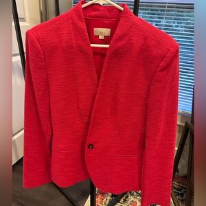 LOFT Hot Pink Blazer Modern Tailored Fit